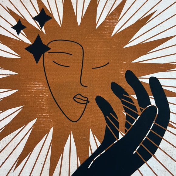 Wall Art Bohemian Celestial Hands Print Poster Illustration Unframed - Picture 13 of 17